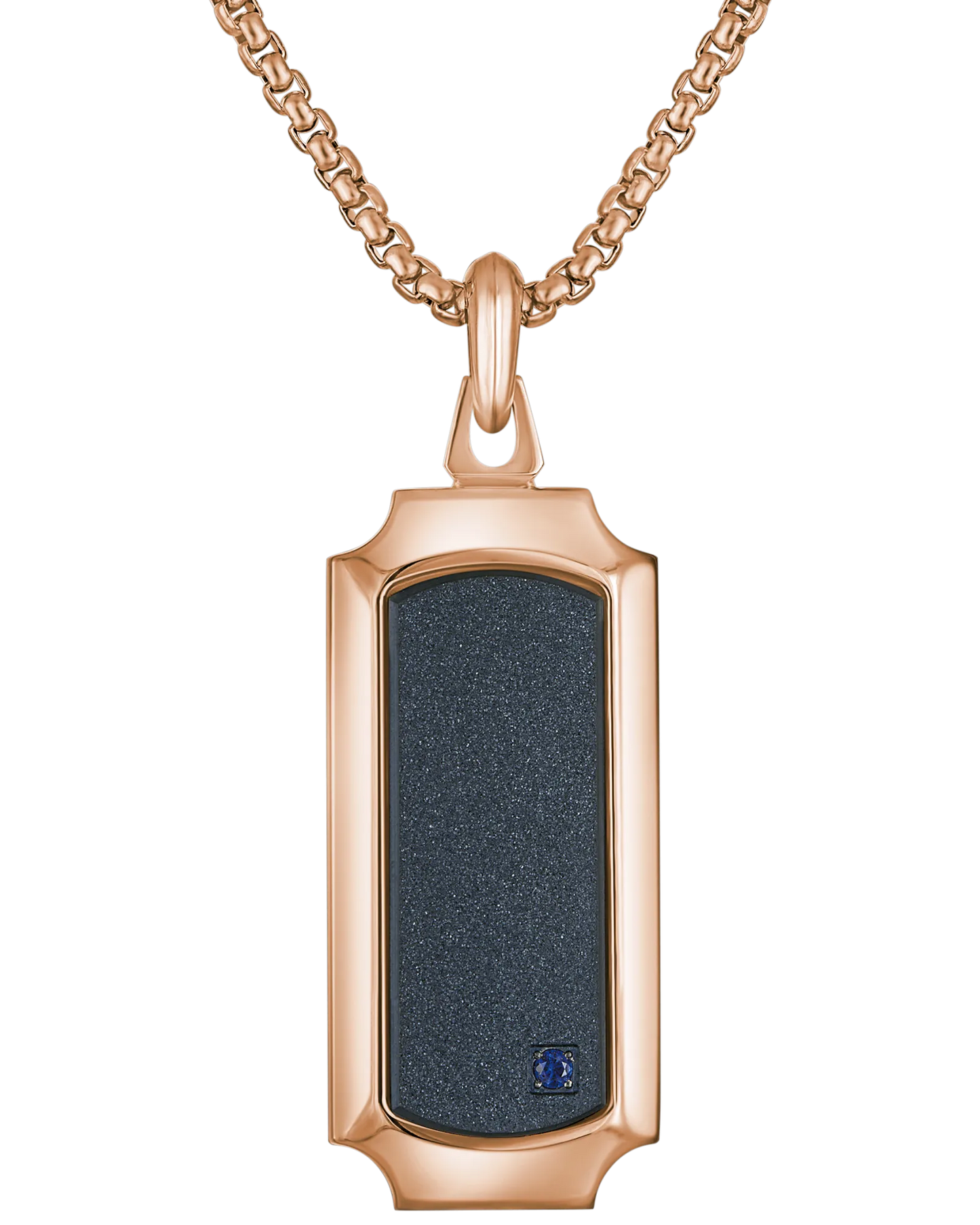 Rose Stainless Steel 150th Mens Pendant
