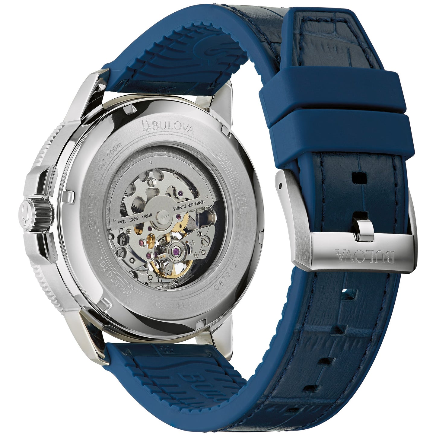 Bulova Performance Marine Star Mens Watch Stainless Steel (8077819871462)