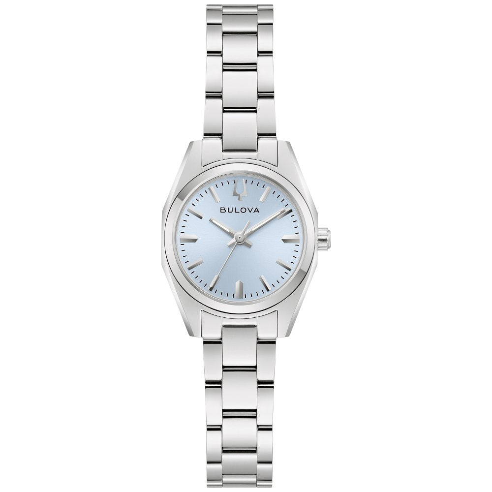Bulova Silver-Tone Stainless Steel Dress/Classic Classic Surveyor Ladies Watch (042429605190) 96L345