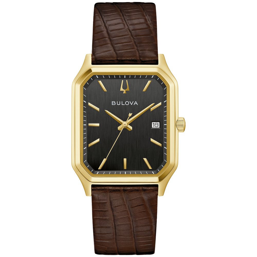 Bulova Gold-Tone Stainless Steel Dress/Classic Tony Bennett We are All Here Mens Watch (042429605329) 97B235