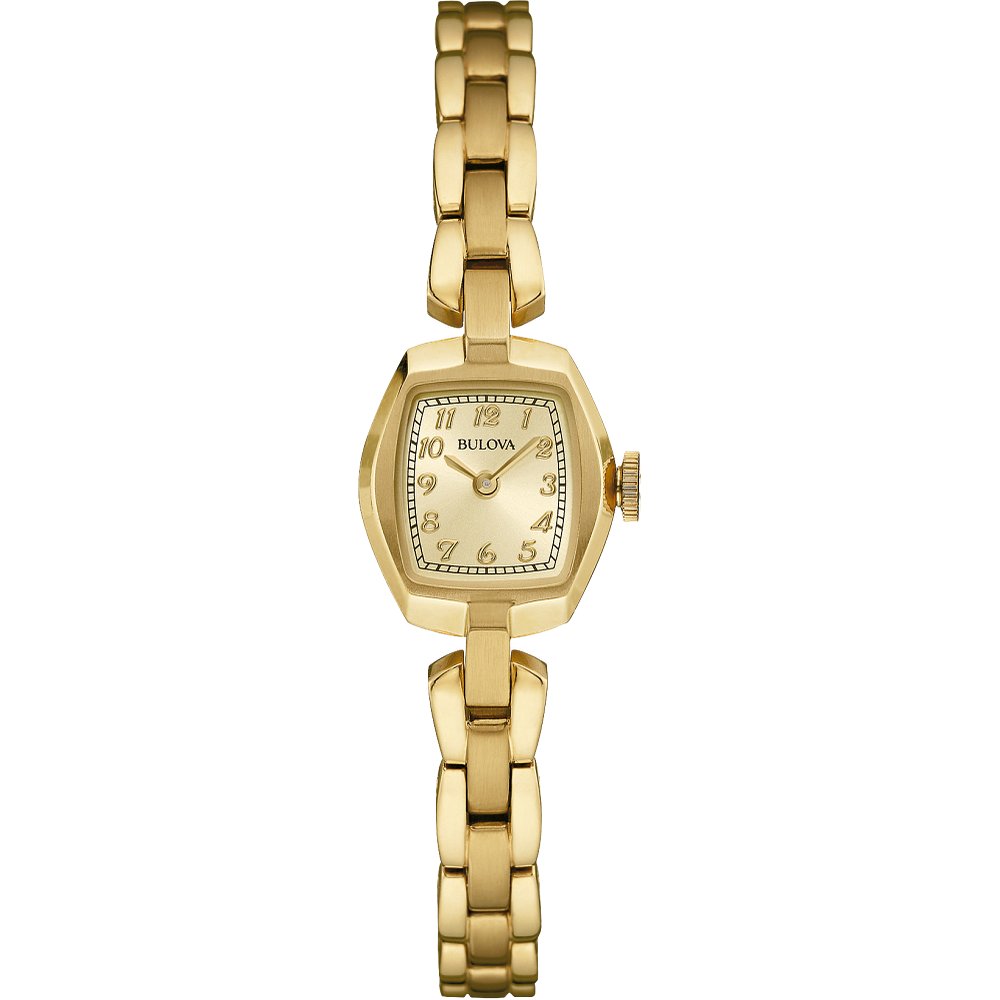 Bulova Gold-Tone Stainless Steel Dress/Classic Classic Ladies Classic  Gem  Jewelry CT
