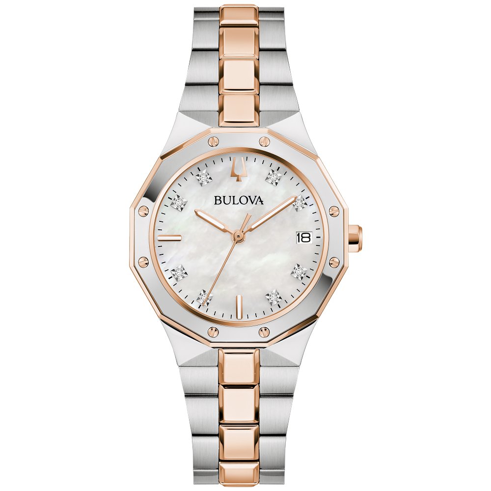 Bulova Two-Tone Stainless Steel Dress/Classic Classic Prestige Ladies Watch (042429603400) 98P235