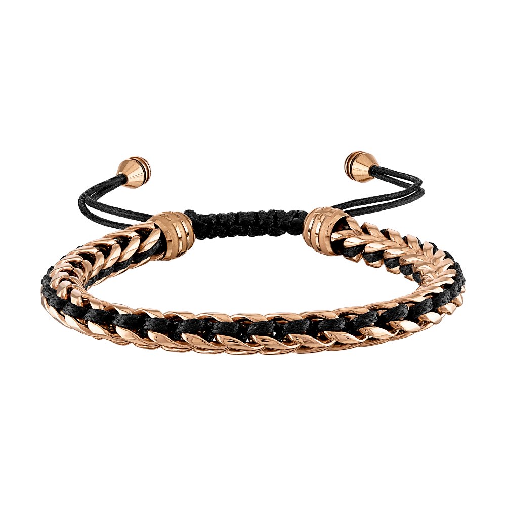 Rose Steel Latin Grammy Mens Bracelet (042429598218) BVB1009-RBSTNA
