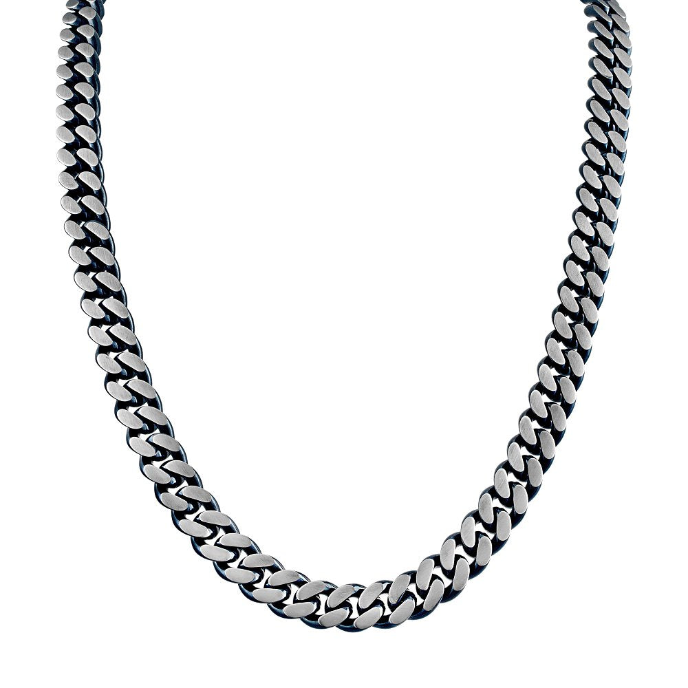 White Steel Classic Collection Mens Necklace (042429595477) BVC1054-SLSTNA