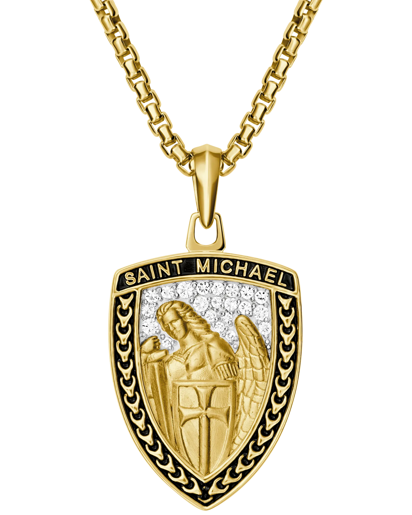 Yellow 14K Yellow Gold Plated Sterling Silver Bulova Link™ Collection Mens Pendant