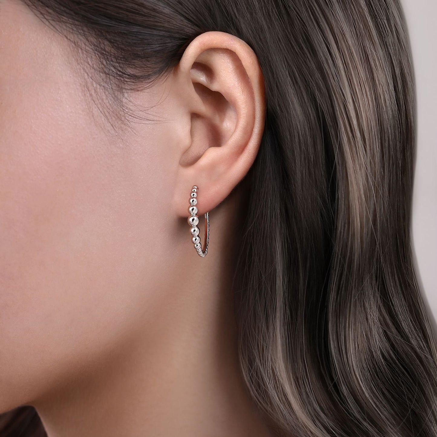 Gabriel & Co. Sterling Silver Classic Hoop Earrings (8931379675366)