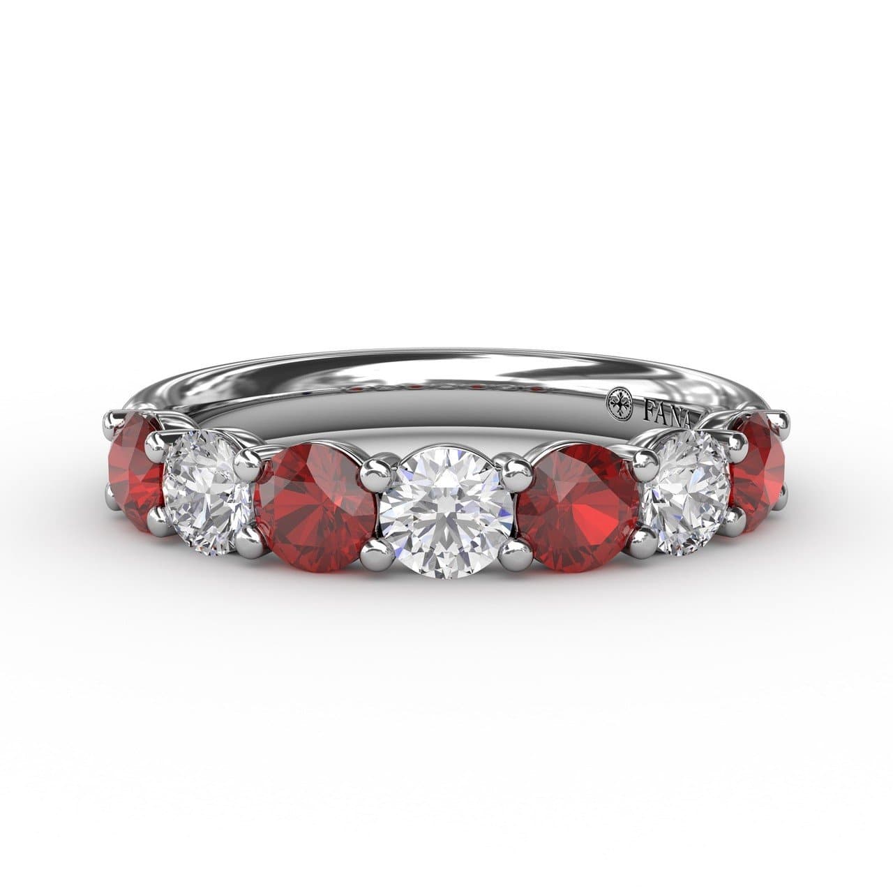 Ruby and Diamond Shared Prong Anniversary Band (5551824863387)