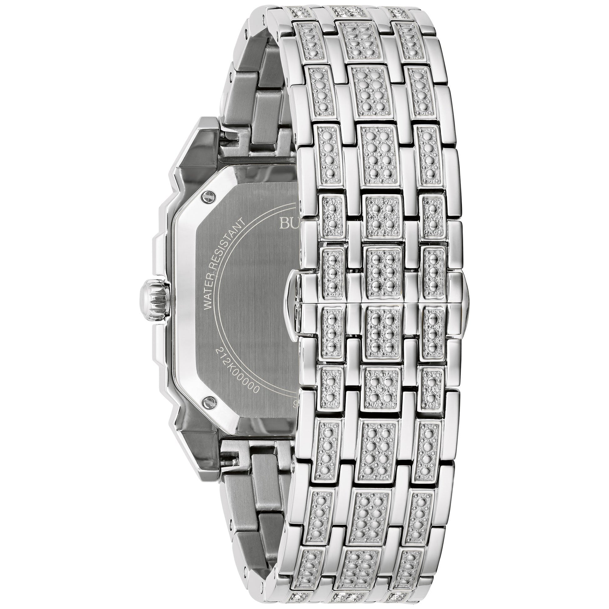 Bulova Dress/Classic Crystal Mens Watch Stainless Steel (8077819805926)