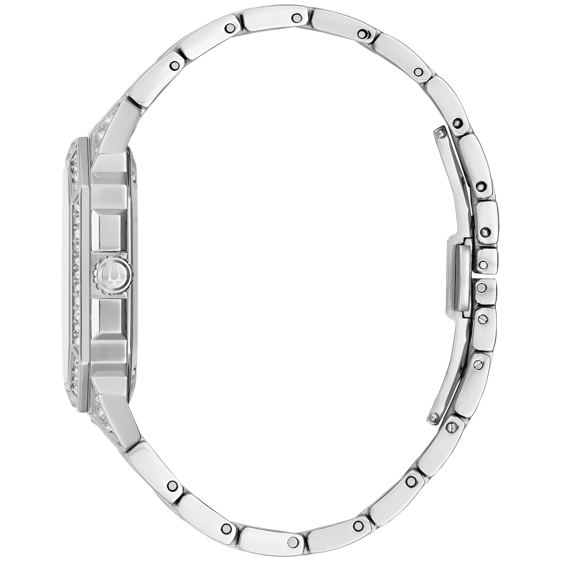 Bulova Dress/Classic Crystal Mens Watch Stainless Steel (8077819805926)