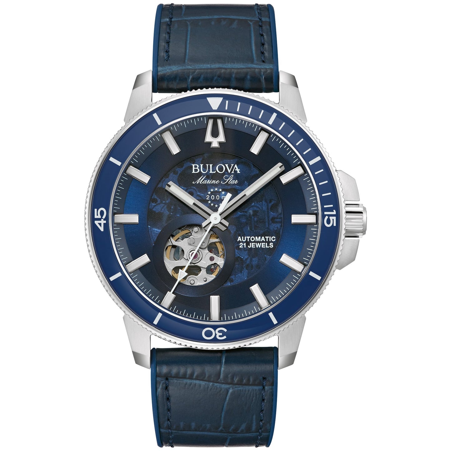 Bulova Performance Marine Star Mens Watch Stainless Steel (8077819871462)