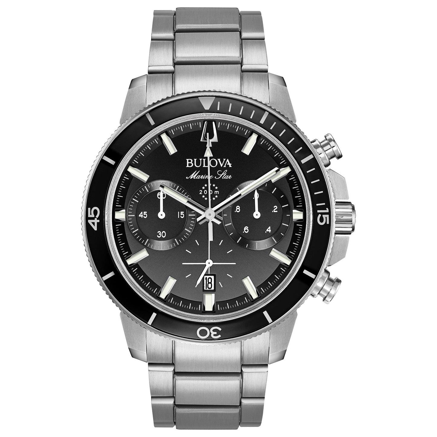 Bulova Performance Marine Star Mens Watch Stainless Steel (8077819936998)