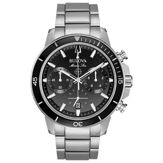 Bulova Performance Marine Star Mens Watch Stainless Steel (8077819936998)
