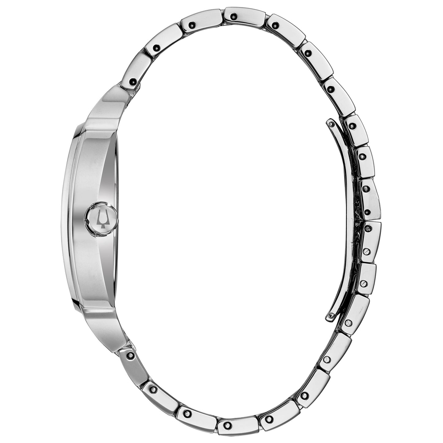 Bulova Dress/Classic Crystal Mens Watch Stainless Steel (8077820002534)