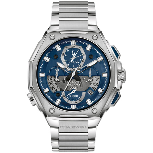 Bulova Proprietary Precisionist Mens Watch Stainless Steel (8077820133606)