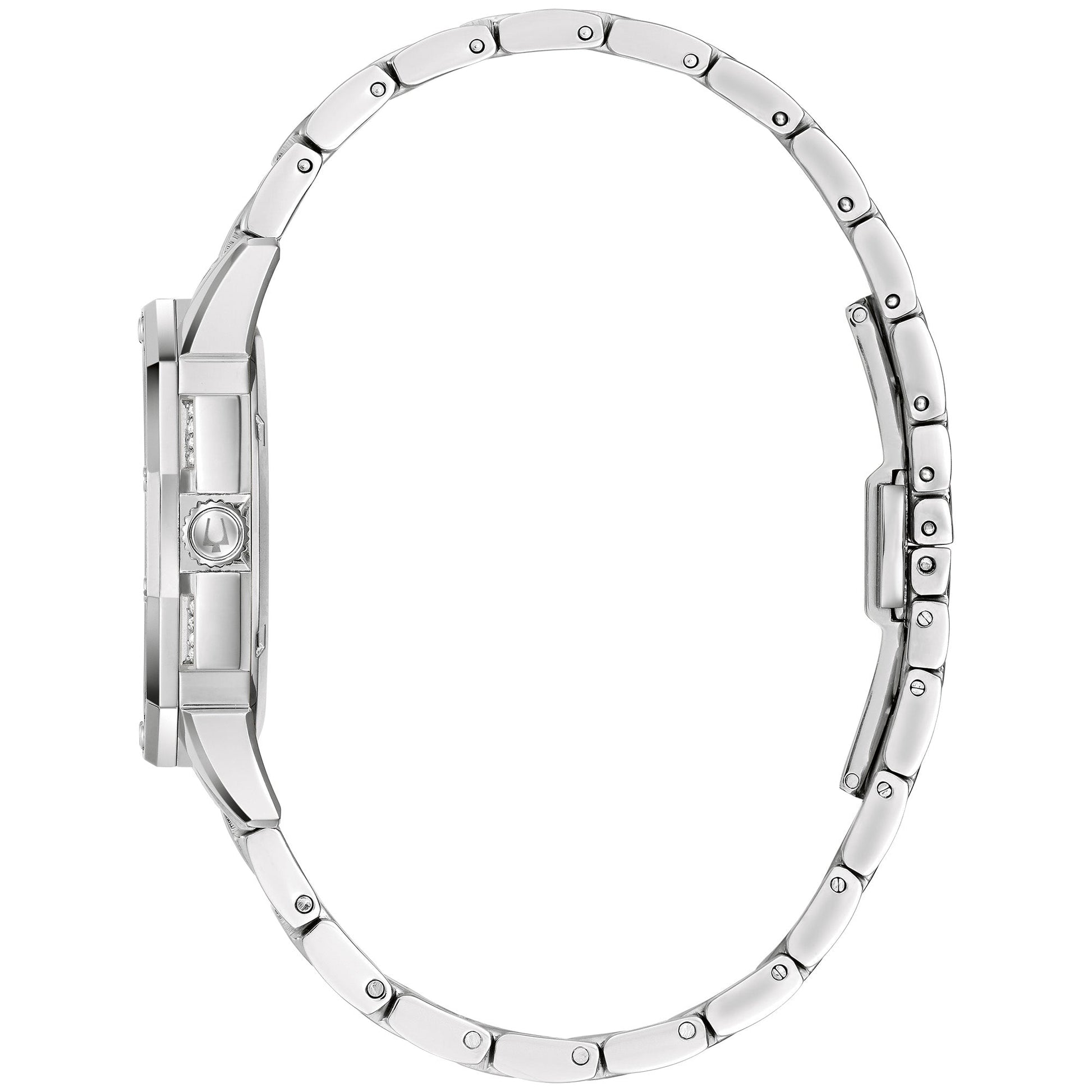 Bulova Dress/Classic Crystal Ladies Watch Stainless Steel (8077820854502)