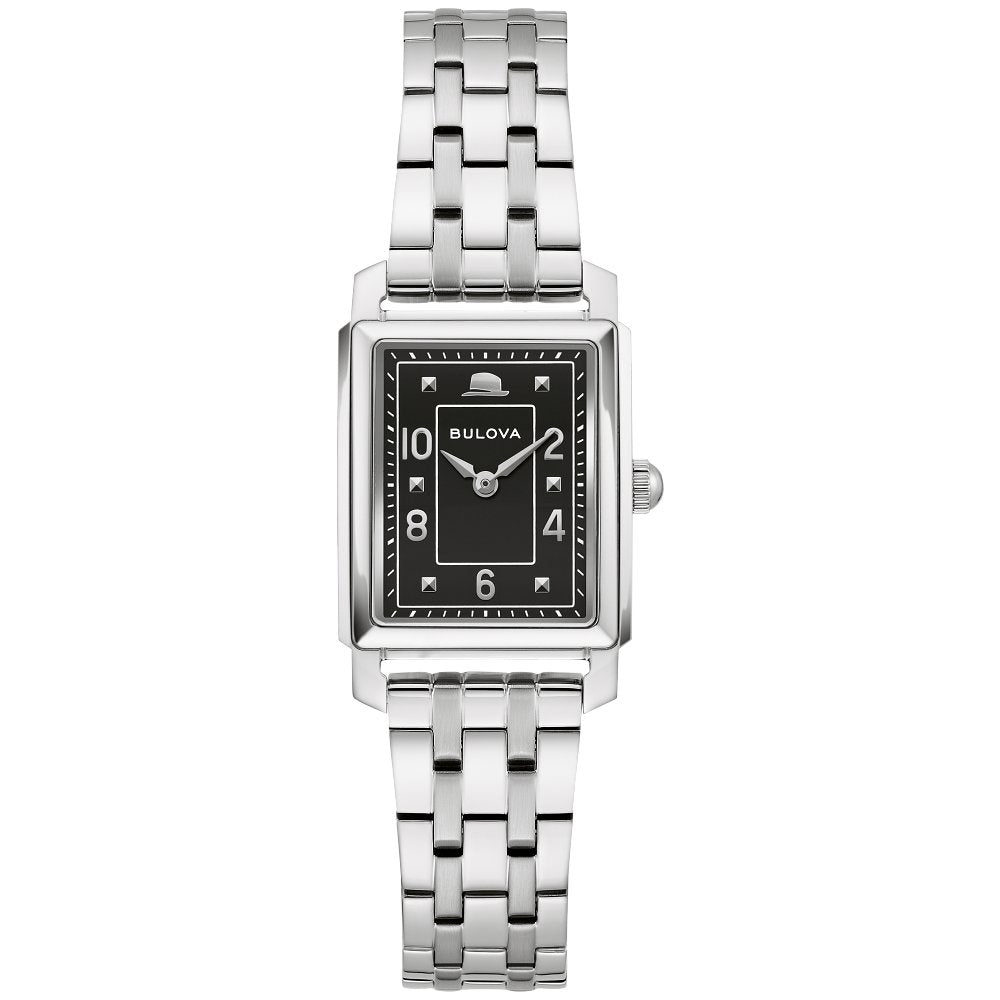Bulova Silver-Tone Stainless Steel  Dress/Classic Frank Sinatra The Very Thought of You Ladies Watch (042429603615) 96L341