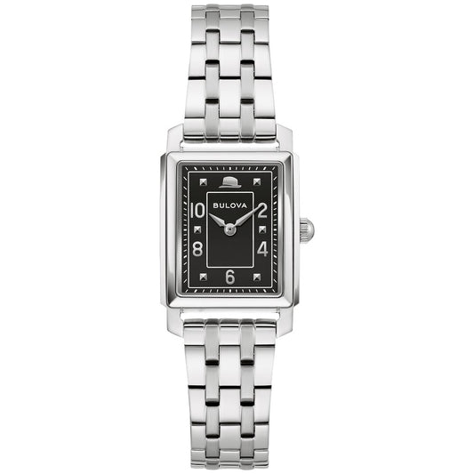 Bulova Silver-Tone Stainless Steel  Dress/Classic Frank Sinatra The Very Thought of You Ladies Watch (042429603615) 96L341