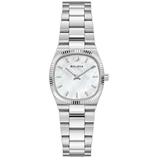 Bulova Silver-Tone Stainless Steel  Dress/Classic Classic Super Seville Ladies Watch (042429607422) 96L353