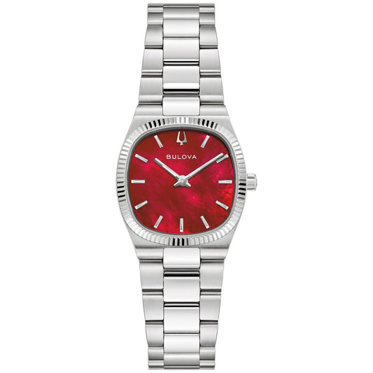 Bulova Silver-Tone Stainless Steel  Dress/Classic Classic Super Seville Ladies Watch (042429607439) 96L354