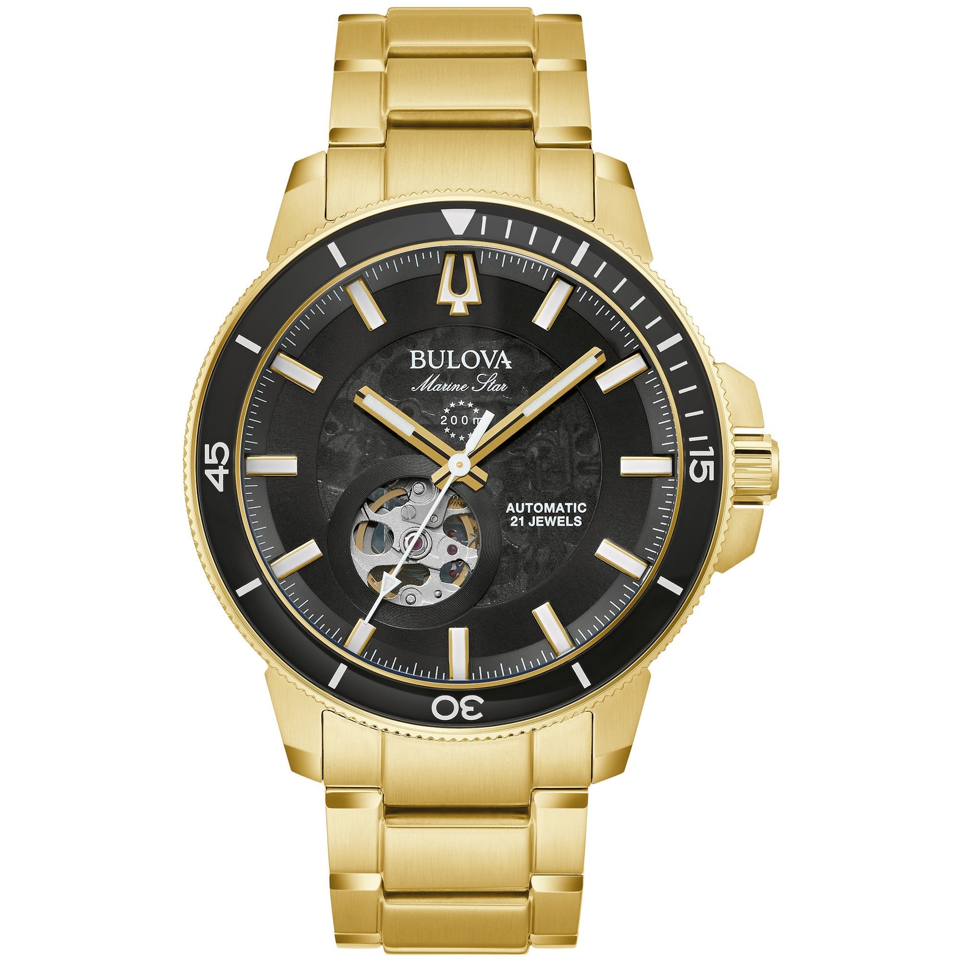 Bulova Performance Marine Star Mens Watch Stainless Steel (8077821018342)