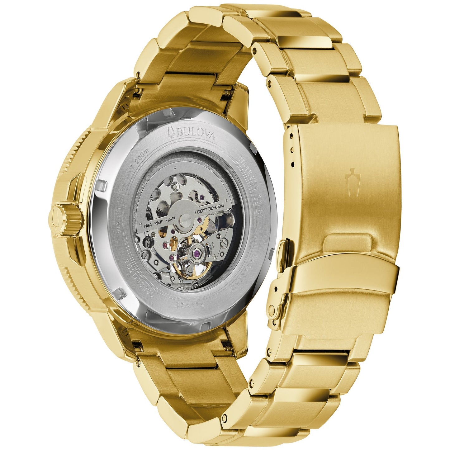 Bulova Performance Marine Star Mens Watch Stainless Steel (8077821018342)