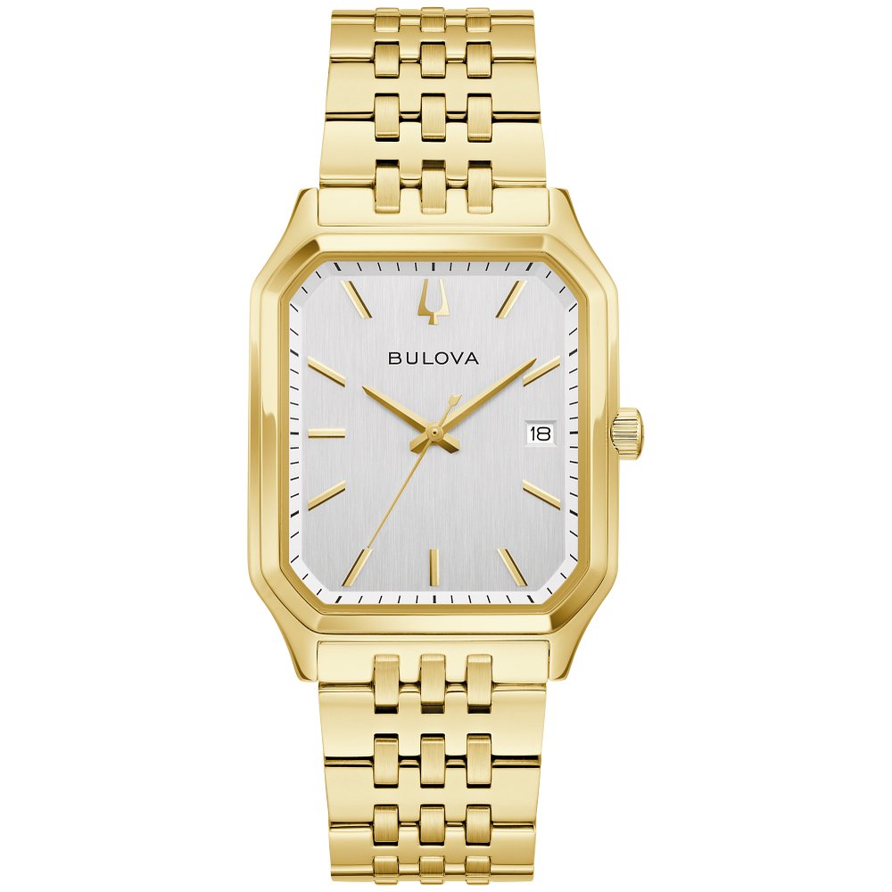 Bulova Gold-Tone Stainless Steel  Dress/Classic Tony Bennett We are All Here Mens Watch (042429605343) 97B236