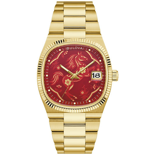 Bulova Gold-Tone Stainless Steel  Dress/Classic Classic Super Seville Mens Watch (042429607378) 97B242