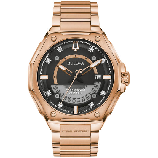 Bulova Proprietary Precisionist Mens Watch Stainless Steel (8077821444326)