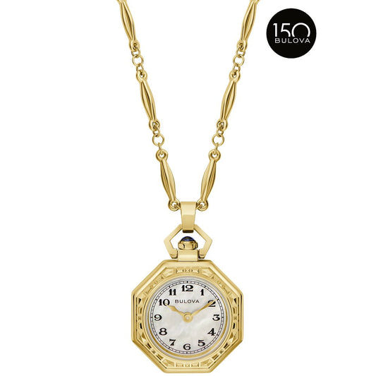 Bulova Gold-Tone Stainless Steel  Dress/Classic Classic Rubaiyat Ladies Watch (042429605374) 97L182