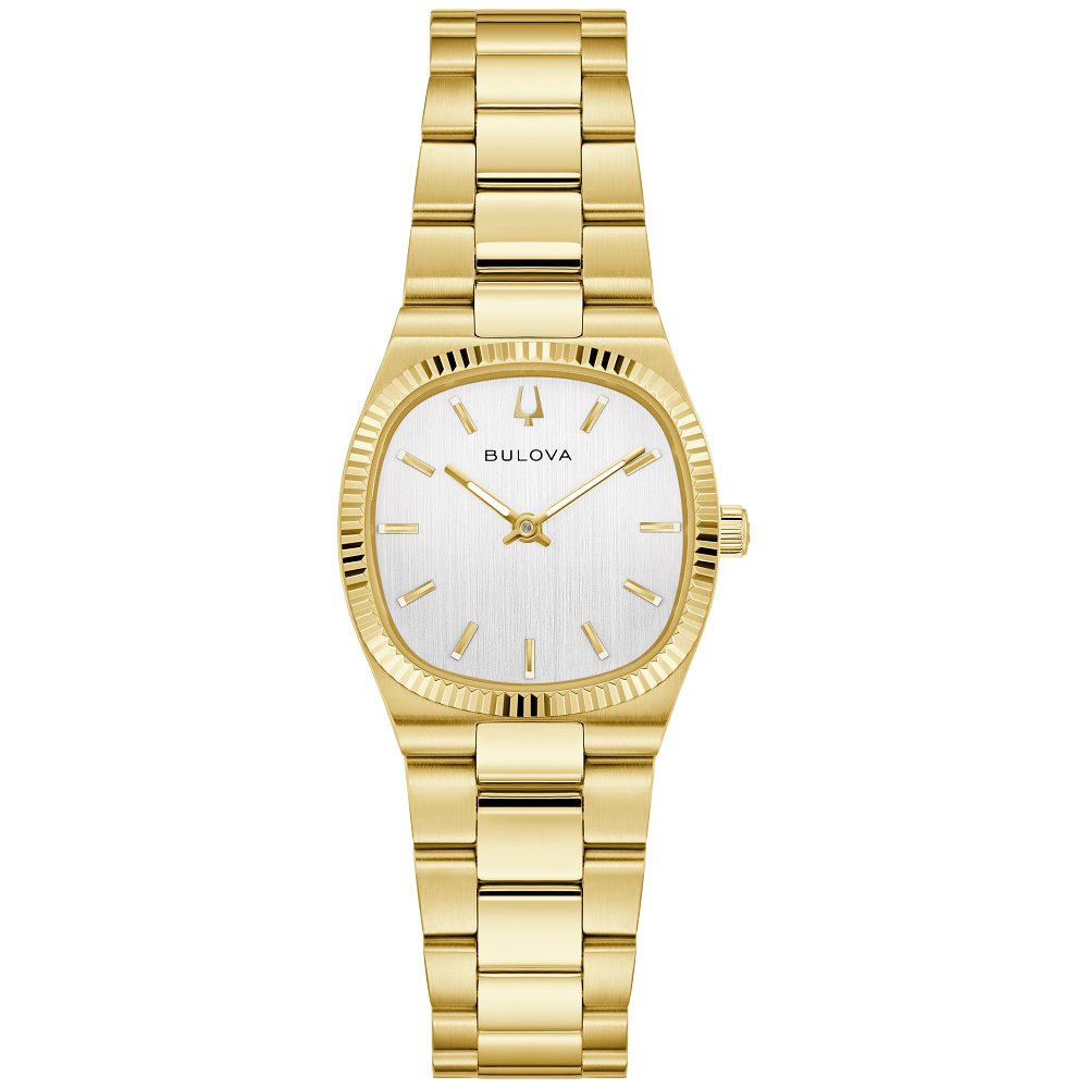 Bulova Gold-Tone Stainless Steel  Dress/Classic Classic Super Seville Ladies Watch (042429607446) 97L189