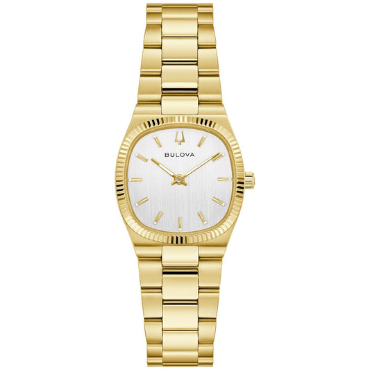Bulova Gold-Tone Stainless Steel  Dress/Classic Classic Super Seville Ladies Watch (042429607446) 97L189