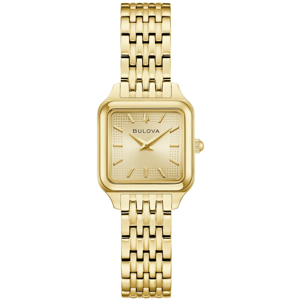 Bulova Gold-Tone Stainless Steel  Dress/Classic Classic Sutton Ladies Watch (042429607507) 97L191