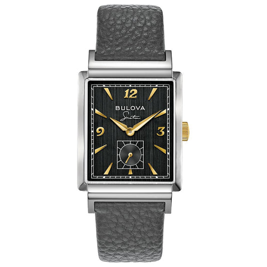 Bulova Silver-Tone Stainless Steel  Dress/Classic Frank Sinatra My Way Mens Watch (042429584273) 98A261