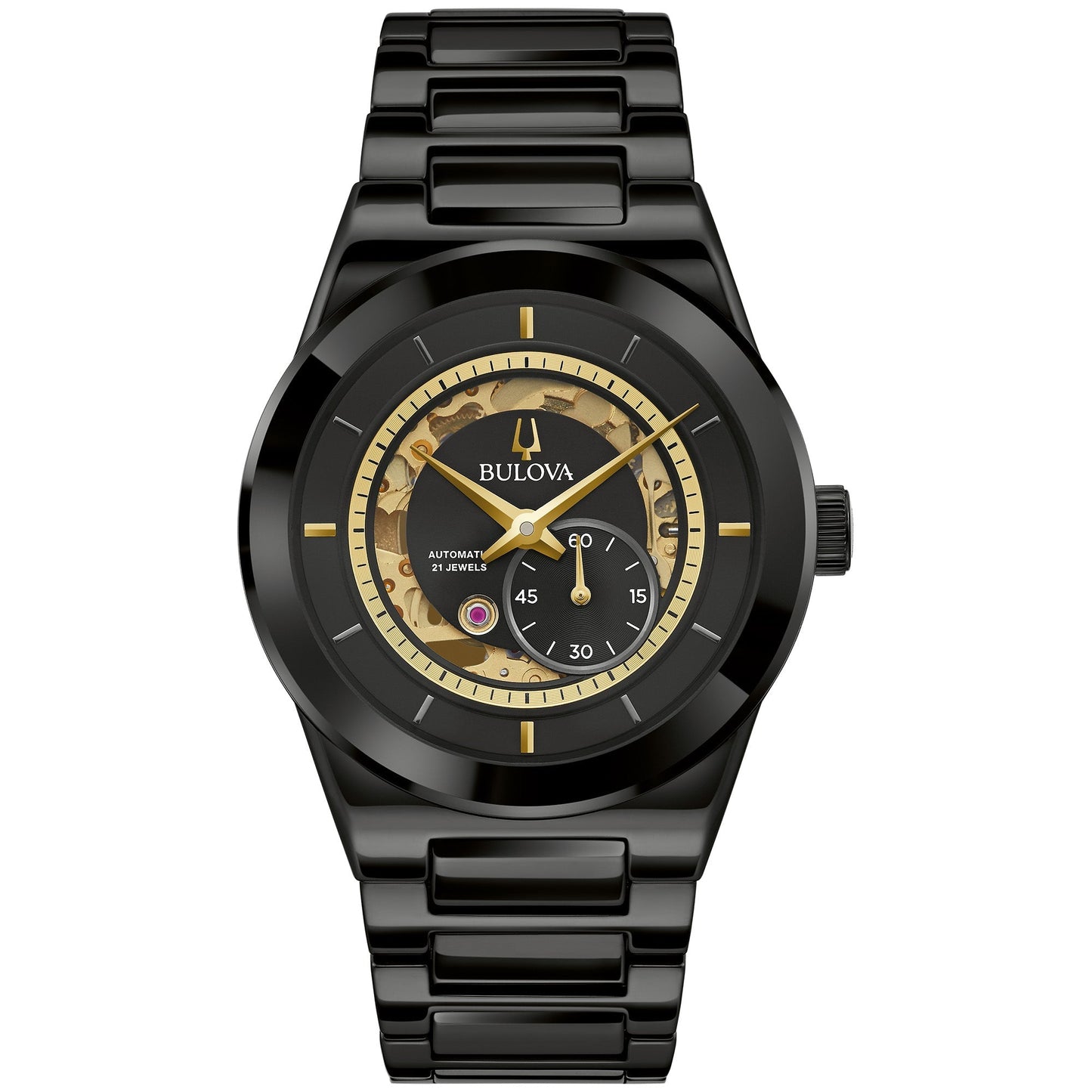 Bulova Modern Modern Mens Watch Ceramic & Stainless Steel (8077821739238)