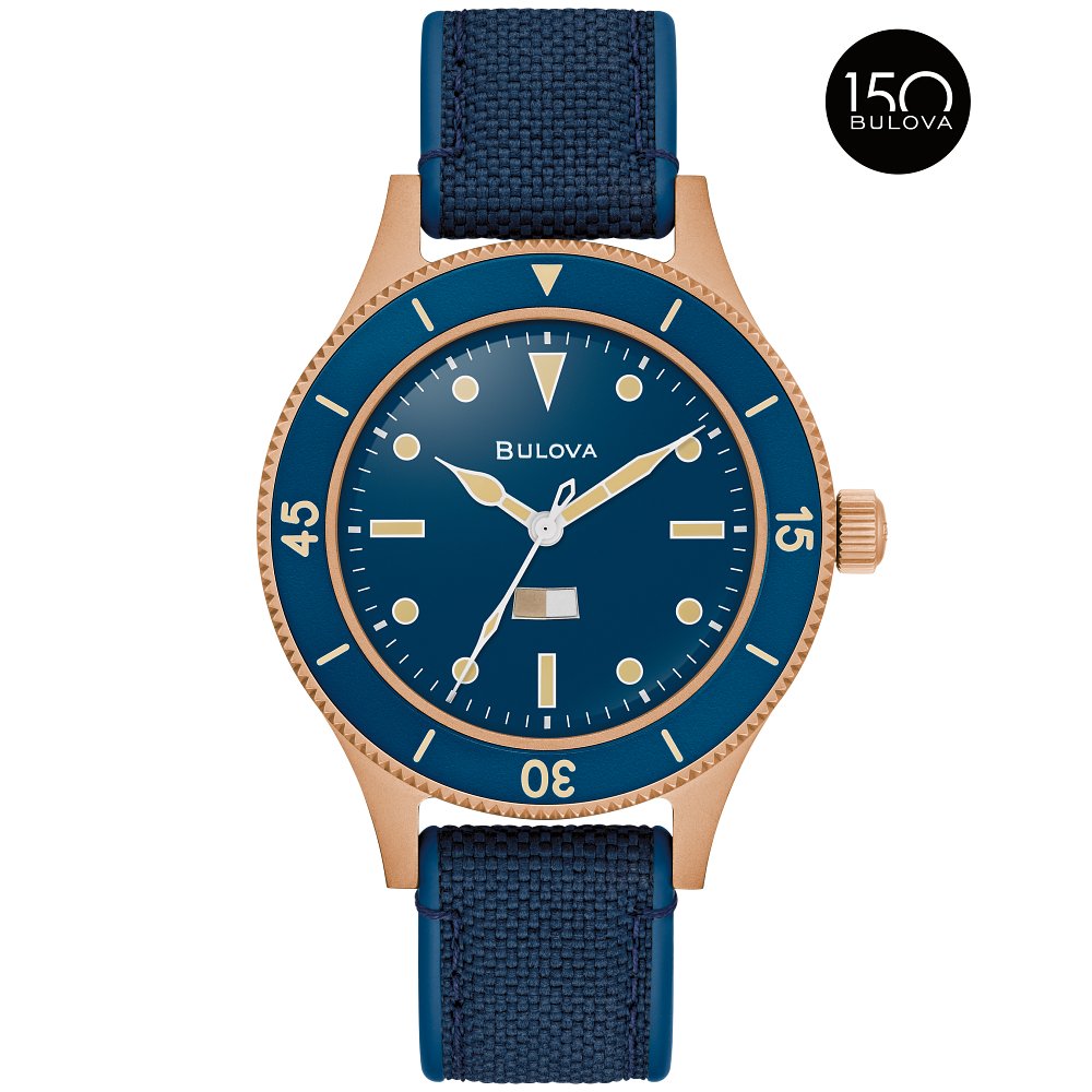 Bulova Bronze Bronze #CuSn8 Heritage Archive MIL SHIPS - Bronze Mens Watch (042429603745) 98A325