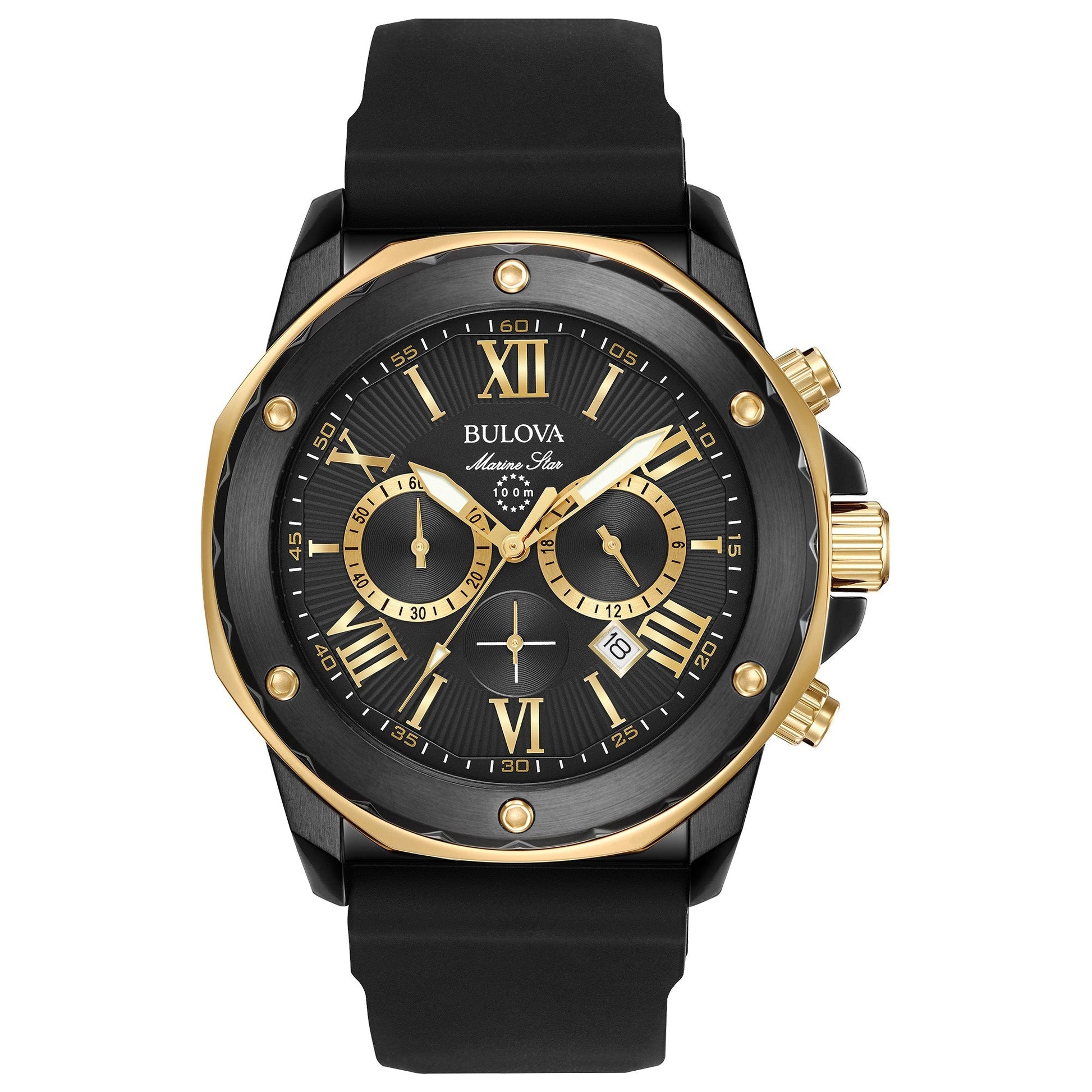 Bulova Performance Marine Star Mens Watch Stainless Steel (8077821935846)