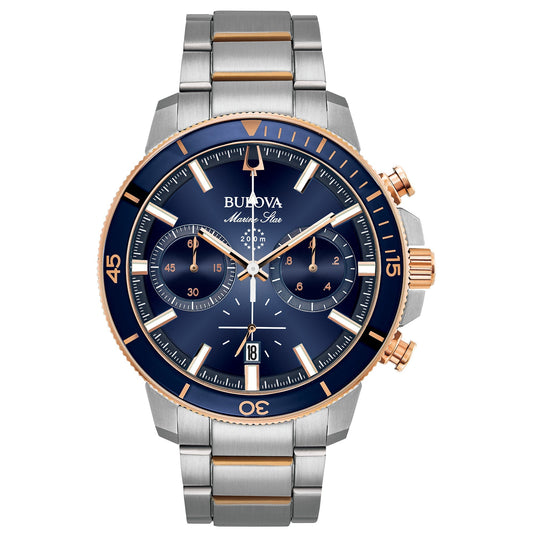 Bulova Performance Marine Star Mens Watch Stainless Steel (8077822001382)