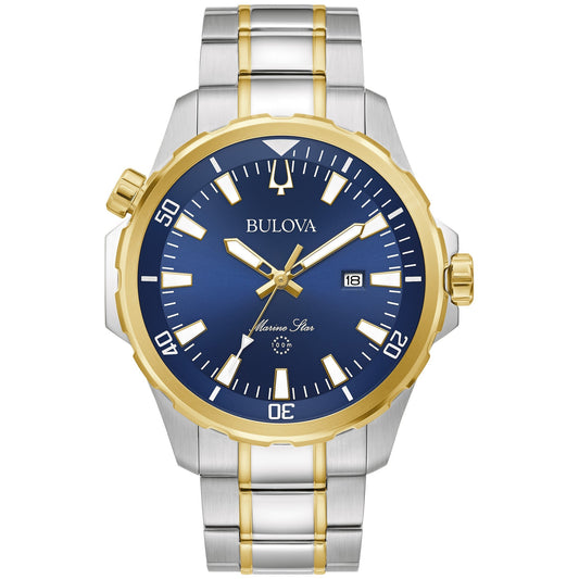 Bulova Performance Marine Star Mens Watch Stainless Steel (8077822591206)