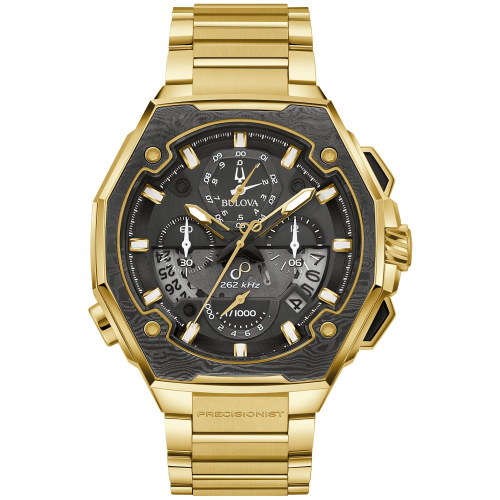 Bulova Gold-Tone Stainless Steel Luxury Series X SE Series X SE Mens Watch (042429599833) 98B429