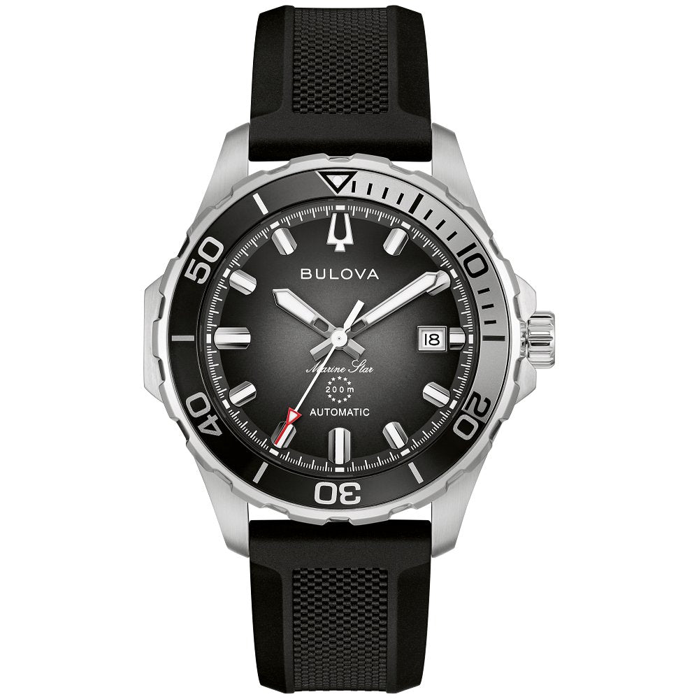 Bulova Silver-Tone Stainless Steel Performance Marine Star Series B Mens Watch (042429607514) 98B465