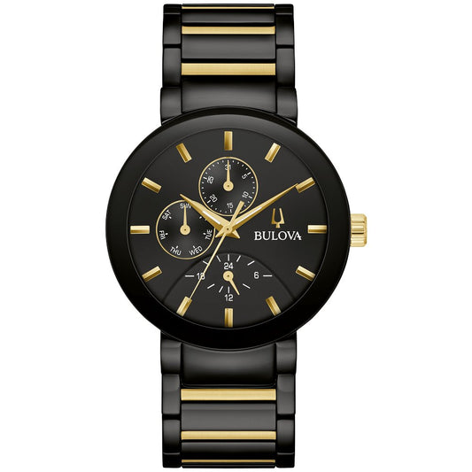 Bulova Black Stainless Steel Modern Modern Futuro Mens Watch (042429597938) 98C149