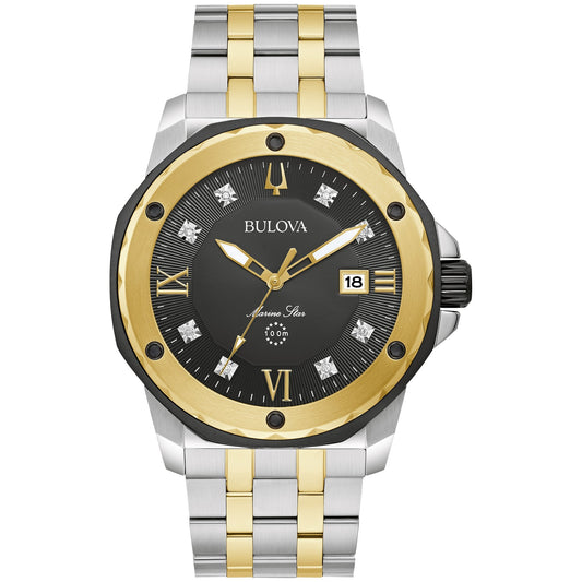 Bulova Performance Marine Star Mens Watch Stainless Steel (8077822918886)