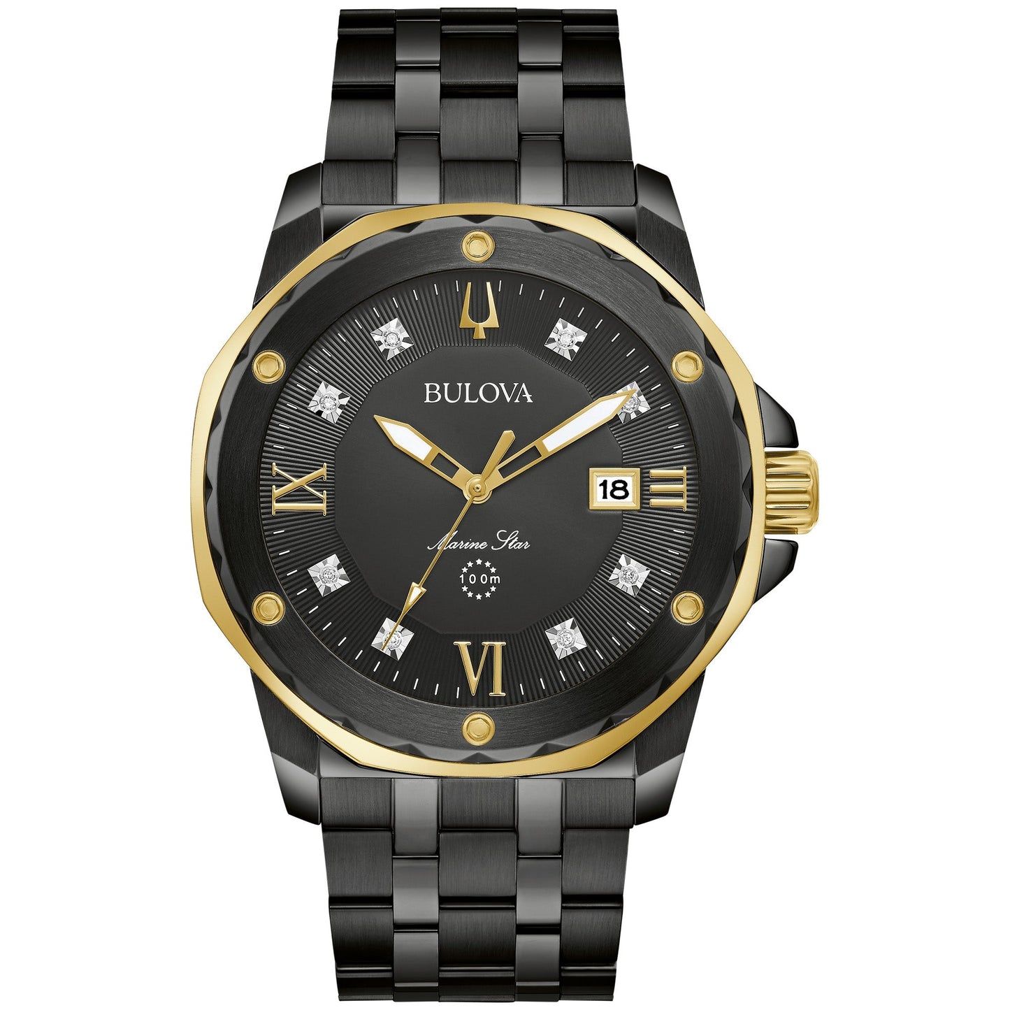 Bulova Performance Marine Star Mens Watch Stainless Steel (8077822951654)