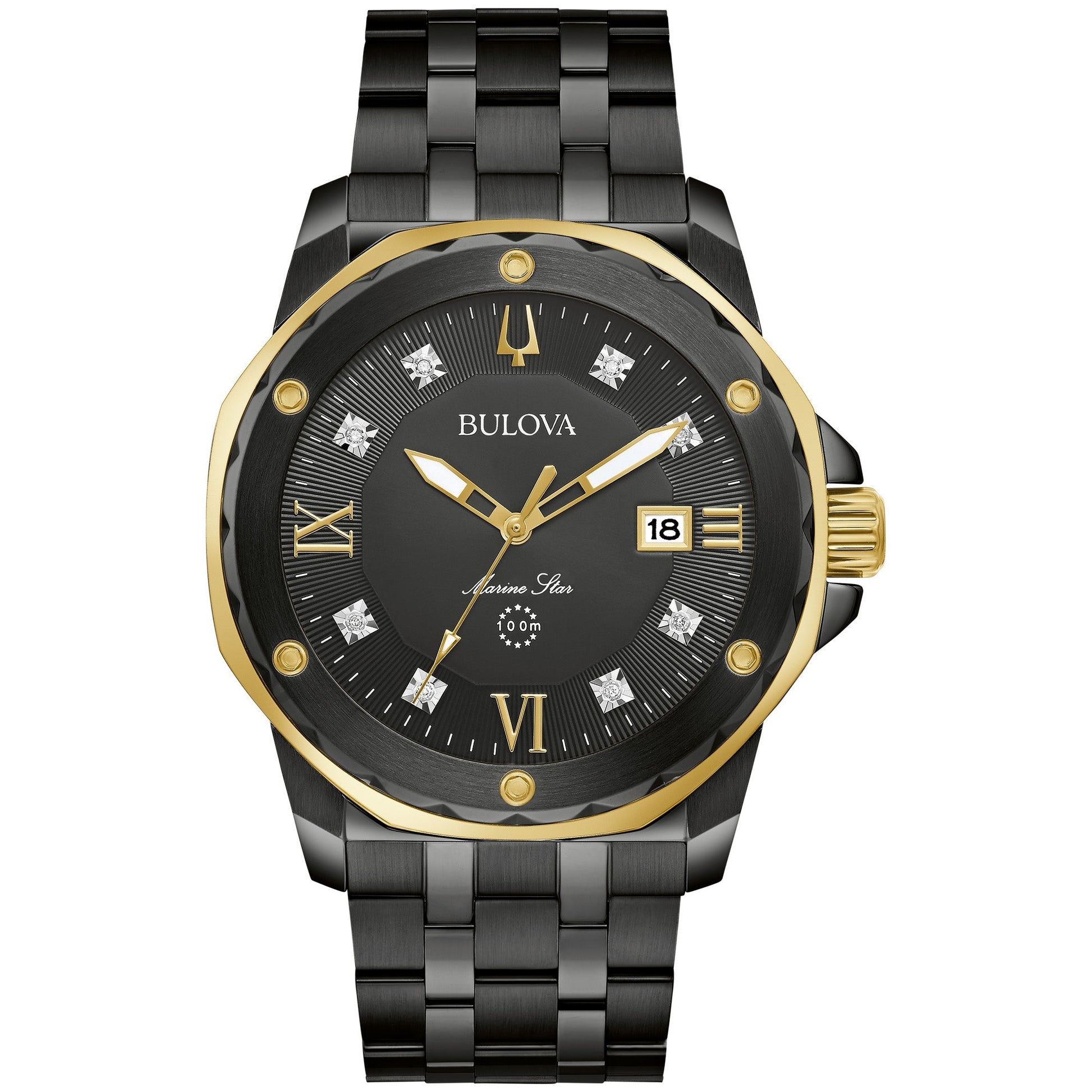 Bulova Performance Marine Star Mens Watch Stainless Steel (8077822951654)