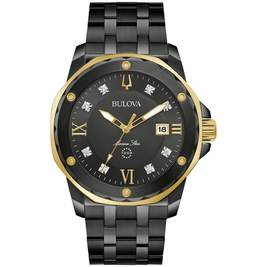 Bulova Performance Marine Star Mens Watch Stainless Steel (8077822951654)
