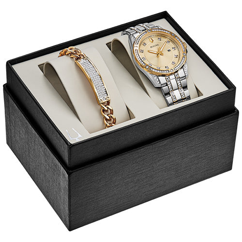 Bulova Dress/Classic Crystal Mens Watch Stainless Steel (8077823279334)