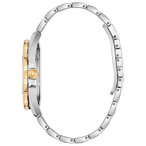 Bulova Dress/Classic Crystal Mens Watch Stainless Steel (8077823279334)
