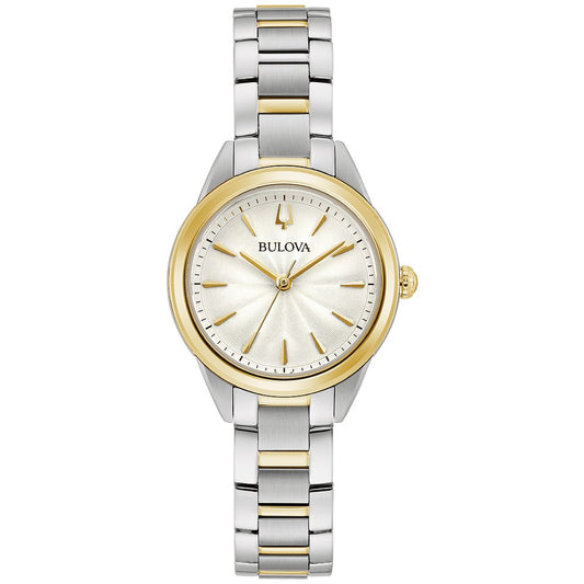 Bulova Two-Tone Stainless Steel Dress/Classic Classic Sutton Ladies Watch (042429581210) 98L277