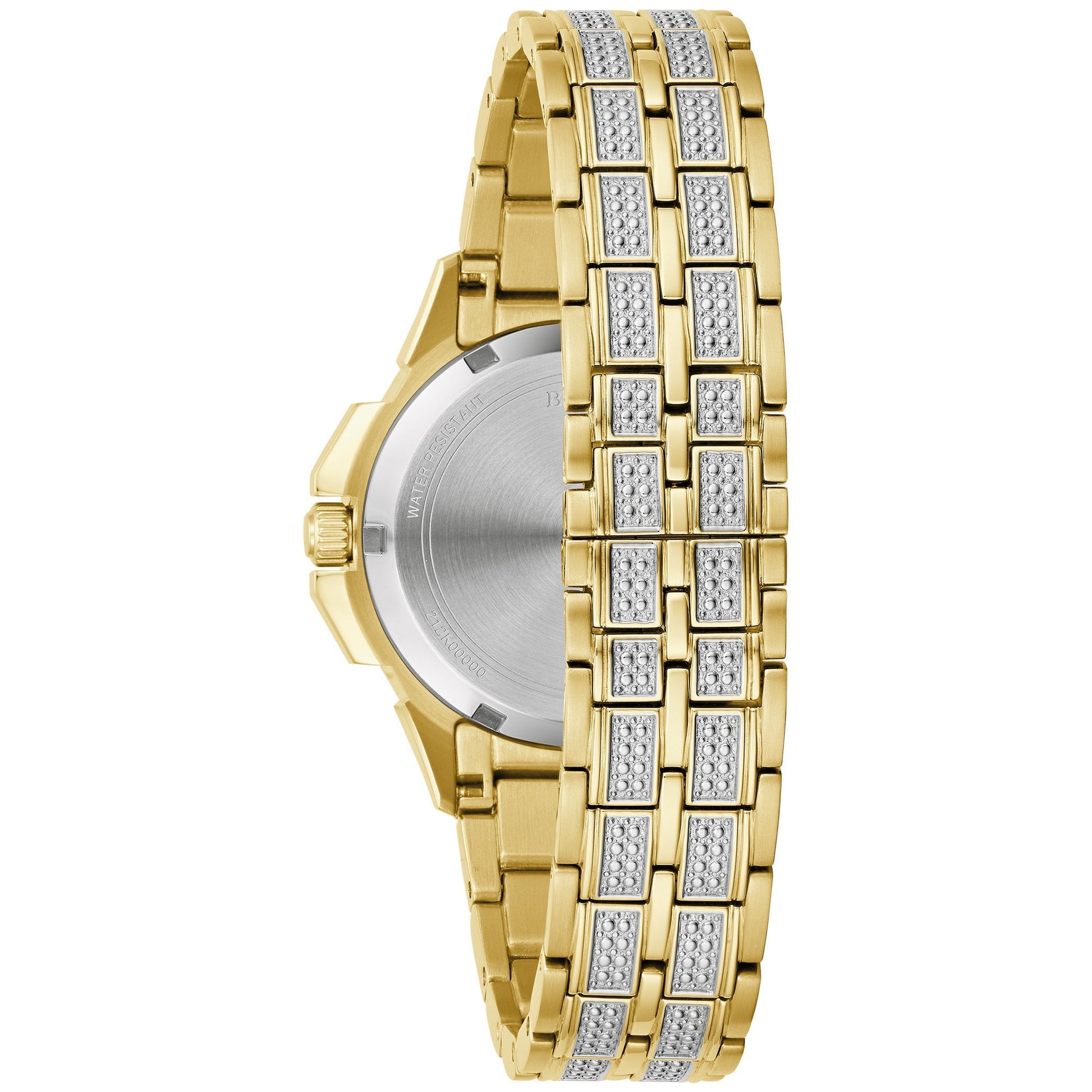 Bulova Dress/Classic Crystal Ladies Watch Stainless Steel (8077823443174)
