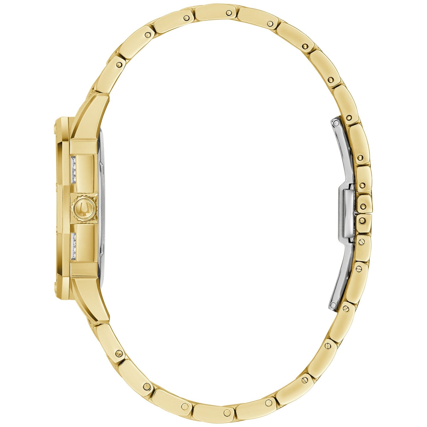 Bulova Dress/Classic Crystal Ladies Watch Stainless Steel (8077823443174)